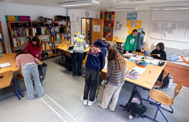 Schüler im Klassenzimmer